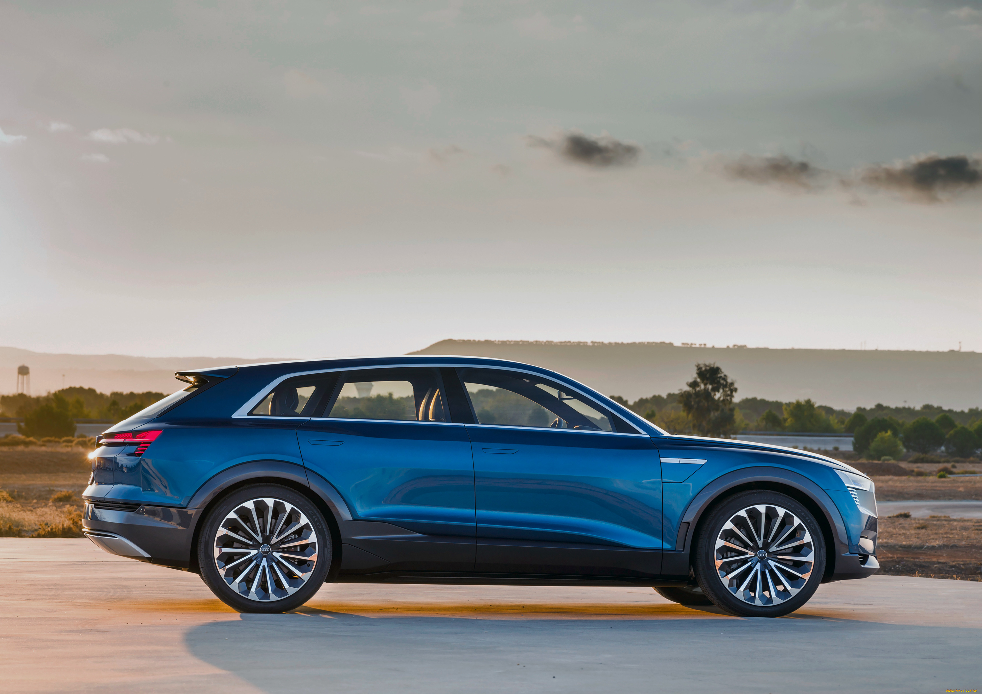 , audi, e-tron, quattro, concept, 2015, 